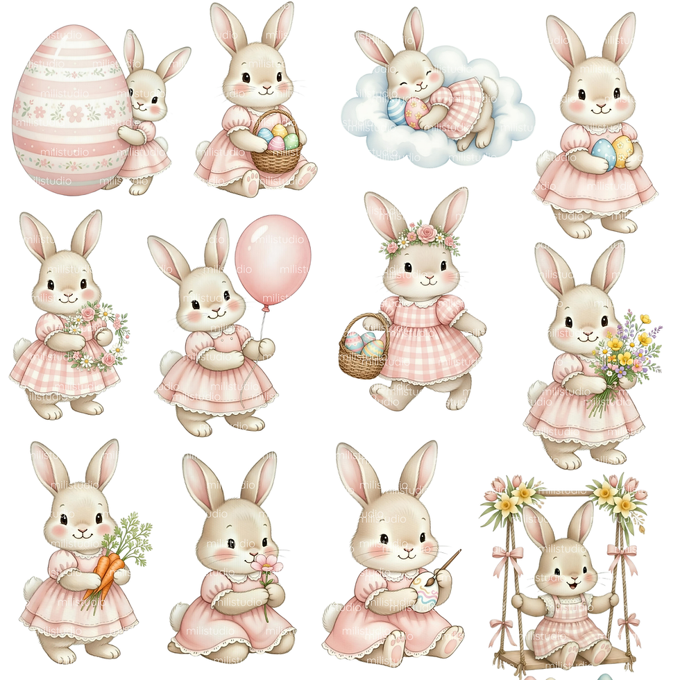 Miniatura: ML - Páscoa Coelhinha