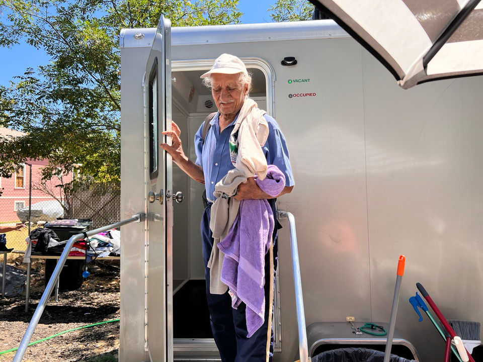 Shower services for the homeless
