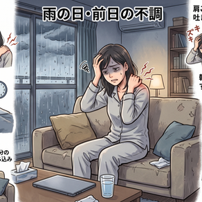 【垂水区の整体師が解説】梅雨になると肩こりがひどくなる…その原因、実は「気圧と自律神経」かもしれません
