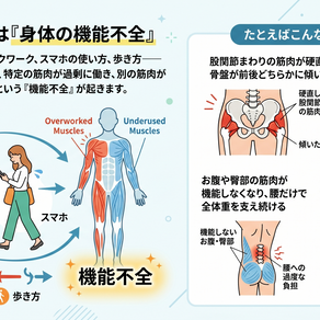 「坐骨神経痛と言われたのに、なぜ治らないのか？」本当の原因は身体の"使い方"にあった