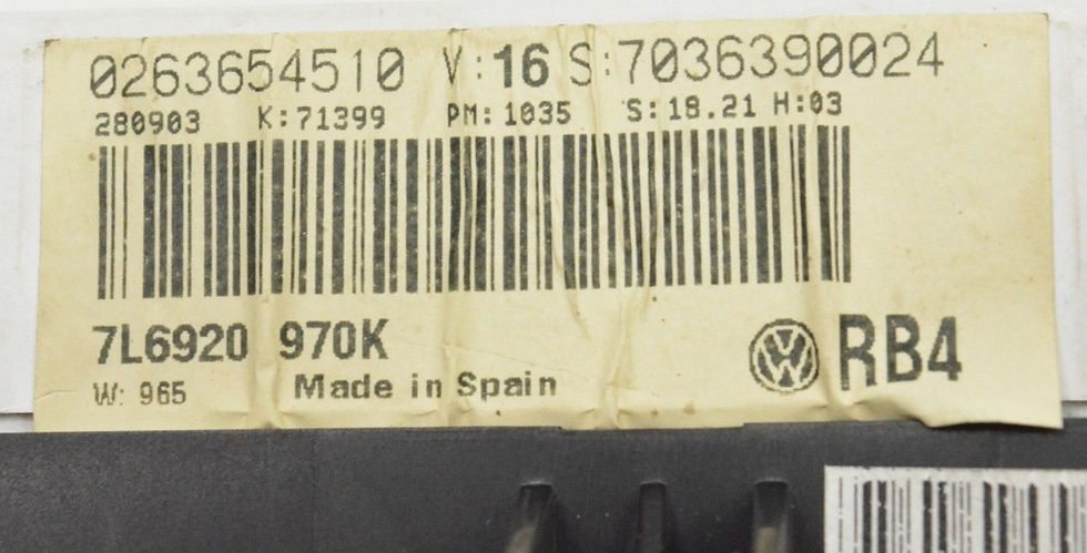 Thumbnail: VW TOUAREG CLUSTER REPAIR
