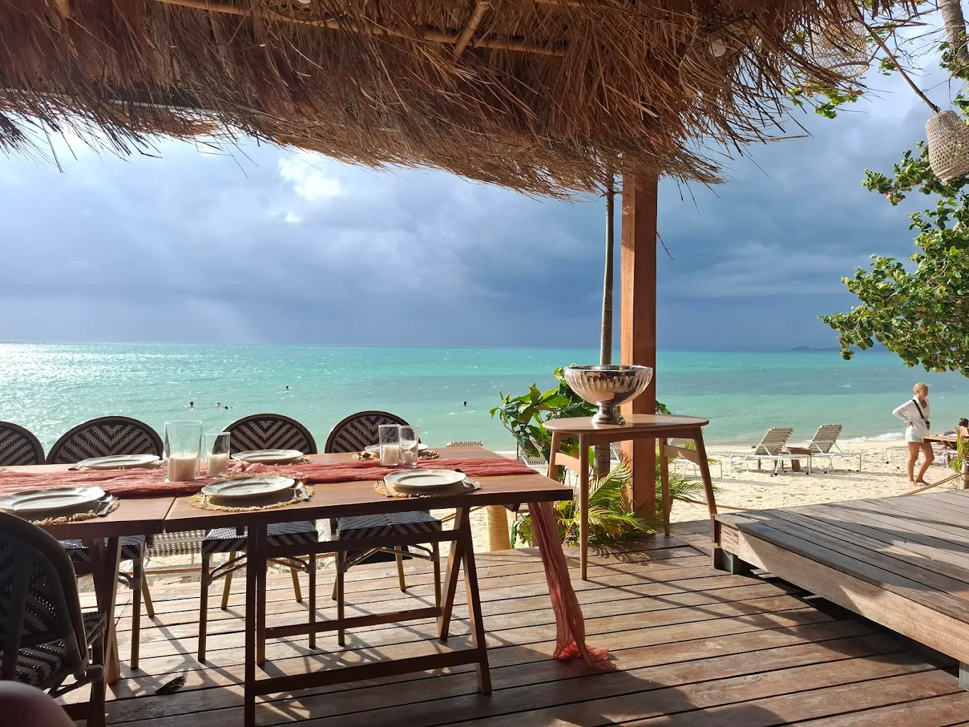 Table de mariage en Thaïlande plage