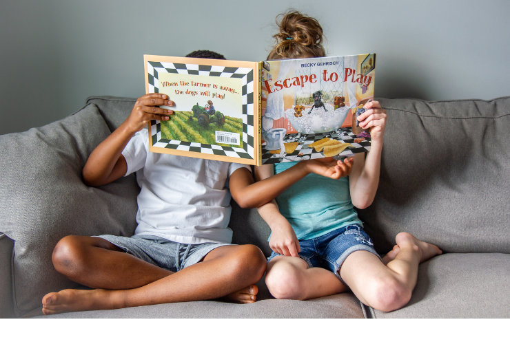 Thumbnail: Escape to Play picture book
