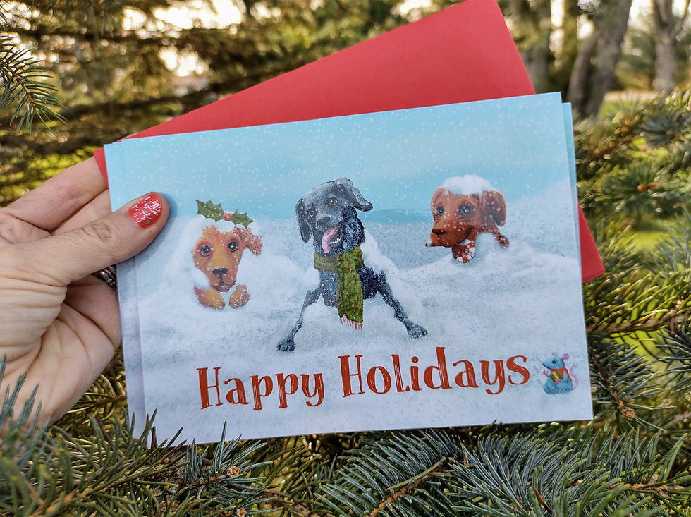 Thumbnail: Escape to Play Happy Holidays Card