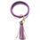 Thumbnail: Leather Bangle w/ Tassel Key Ring