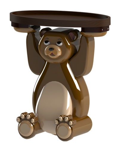 Render 3D CAD Solidworks Bear Table