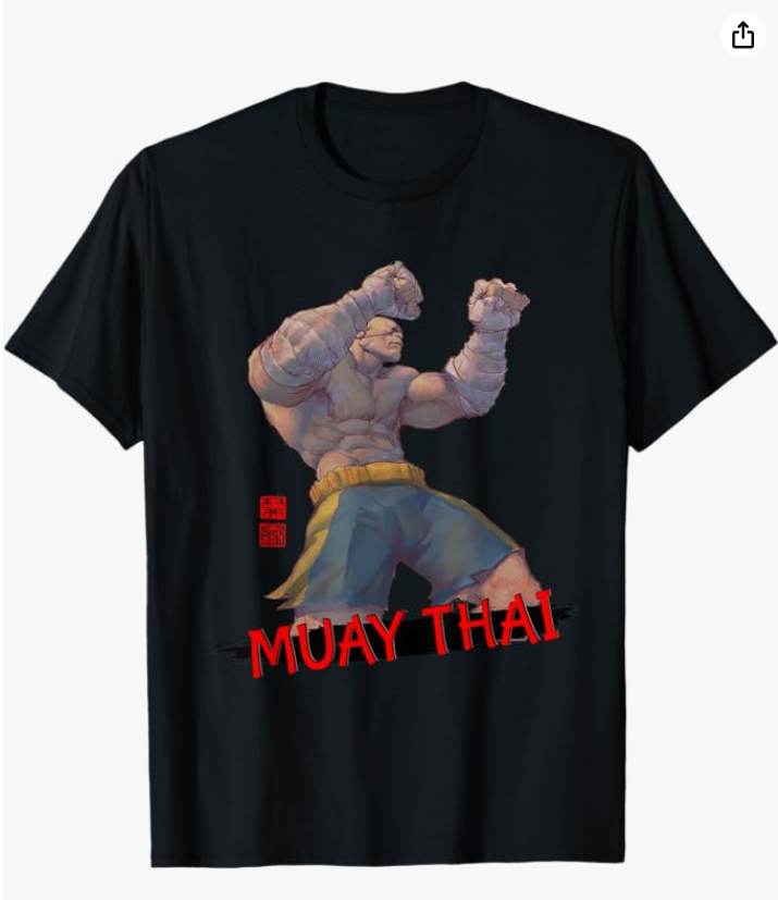 Street Fighter Sagat Muay Thai T-Shirt
