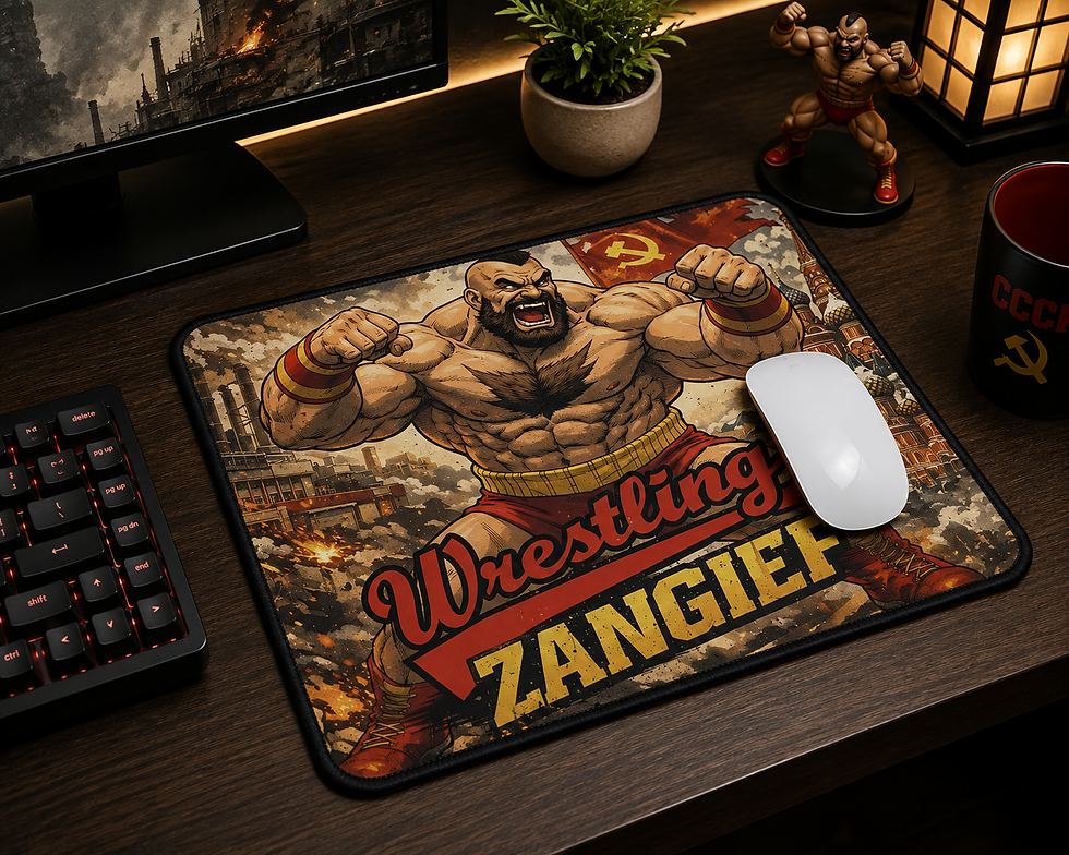 Thumbnail: Street Fighter Zangief Wrestling Fighter Mouse Pad