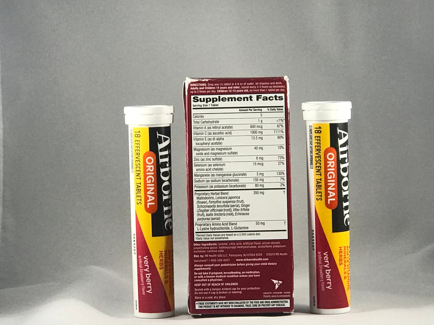 airborne effervescent 36 tablets stateside