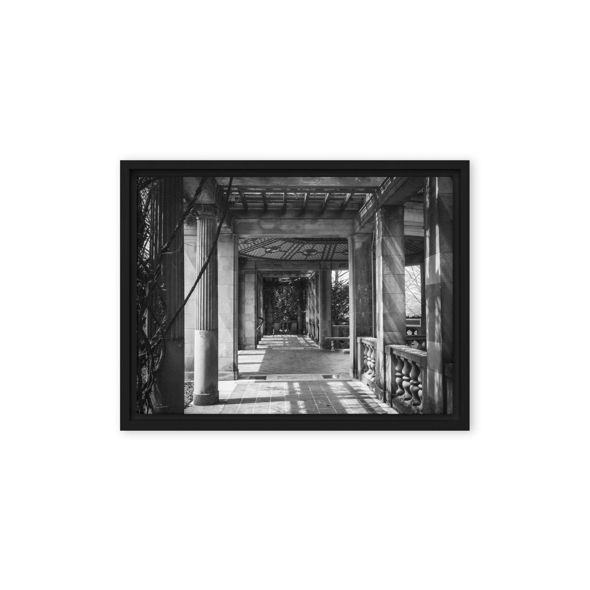 Framed canvas - Harkness Memorial State Park