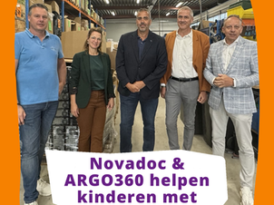 Novadoc en ARGO360 helpen kinderen uit gezinnen die moeilijk rondkomen met ondersteuning voor school