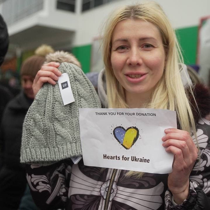 Warm clothes from our first winter drive delivered to Ukraine