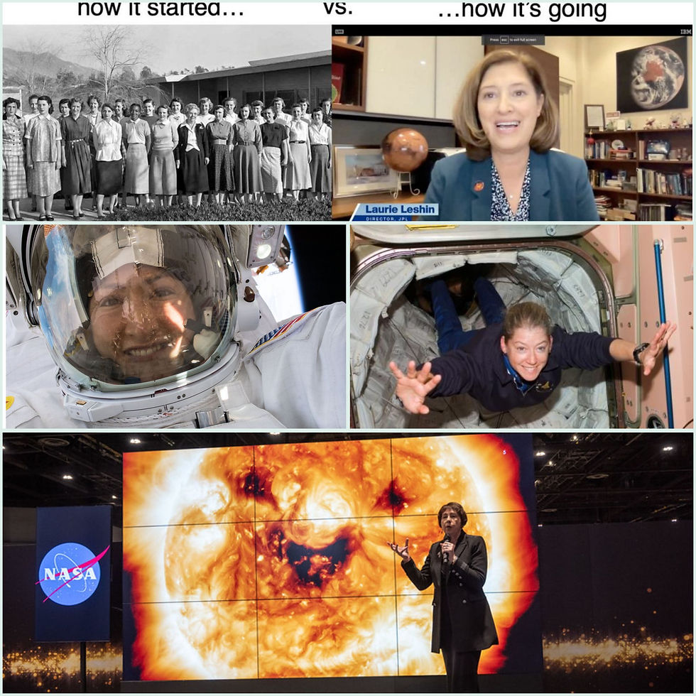 Various roles of women in STEM
(All photos taken from X)