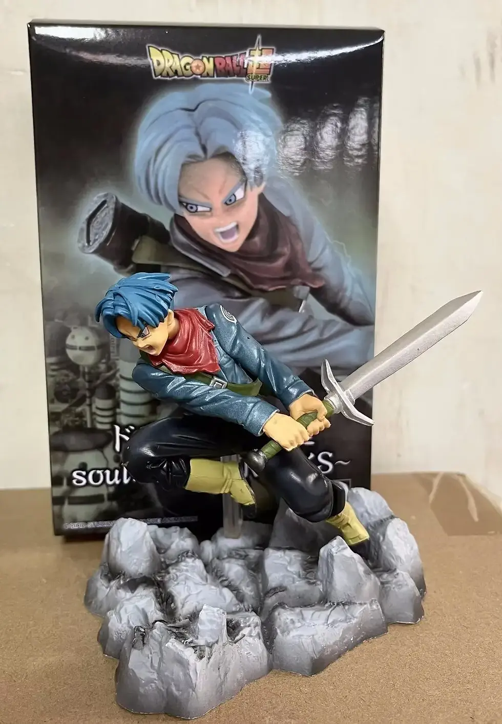 Thumbnail: 14cm Dragon Ball Goku Torankusu Goku Black Combat Posture Anime Figure