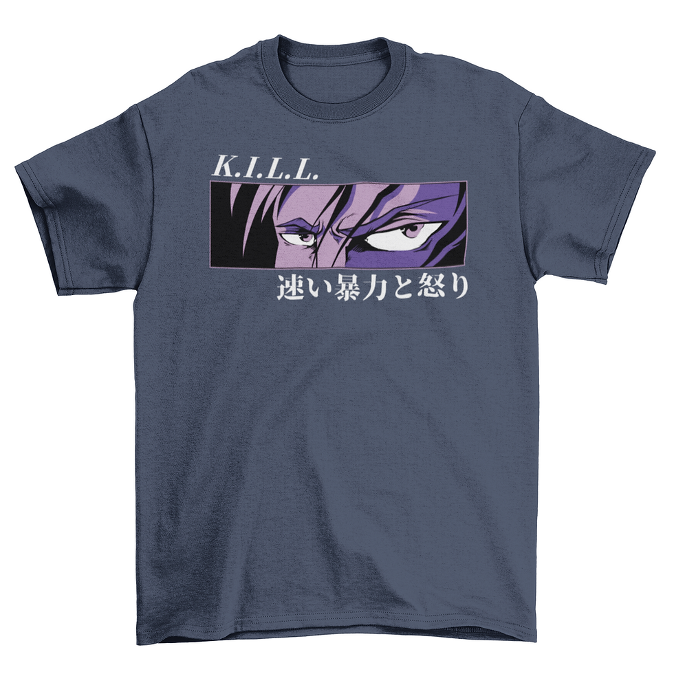 Thumbnail: Anime angry eyes t-shirt
