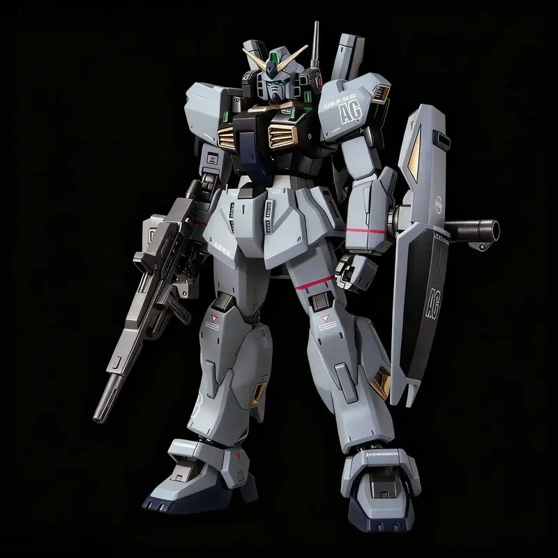 Thumbnail: New HG 1/144 RX-178 MK-II 21st Century Real Color Scheme Assembly