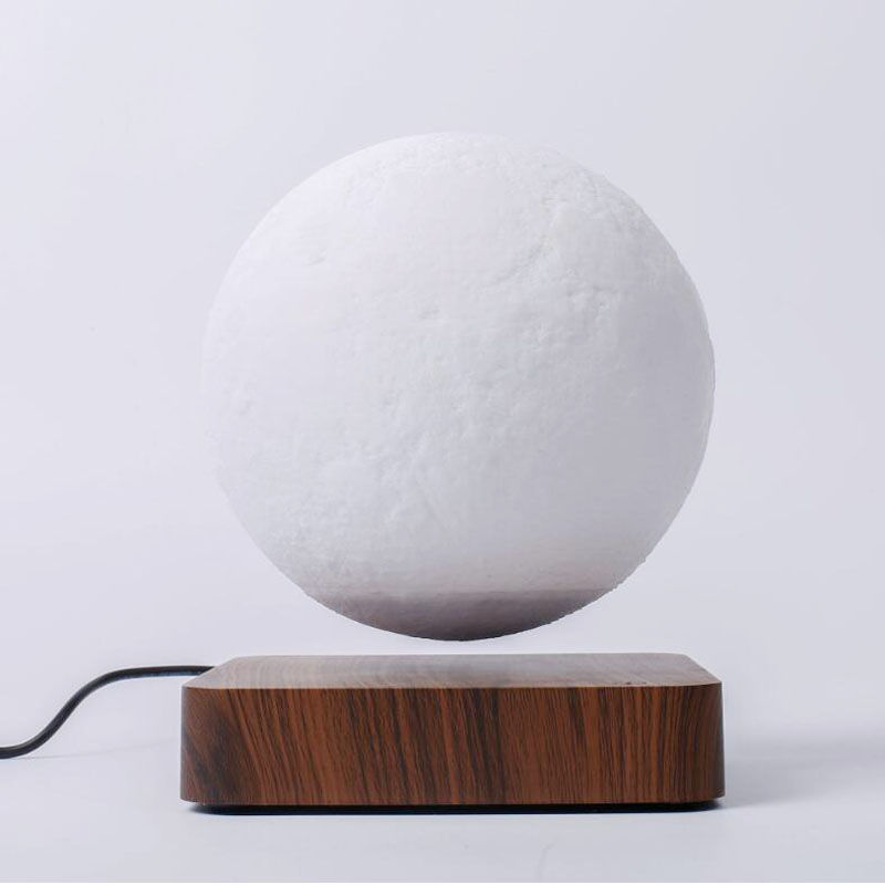 Thumbnail: Novelty 3D Magnetic Levitation Moon Lamp Moon Floating Lamp
