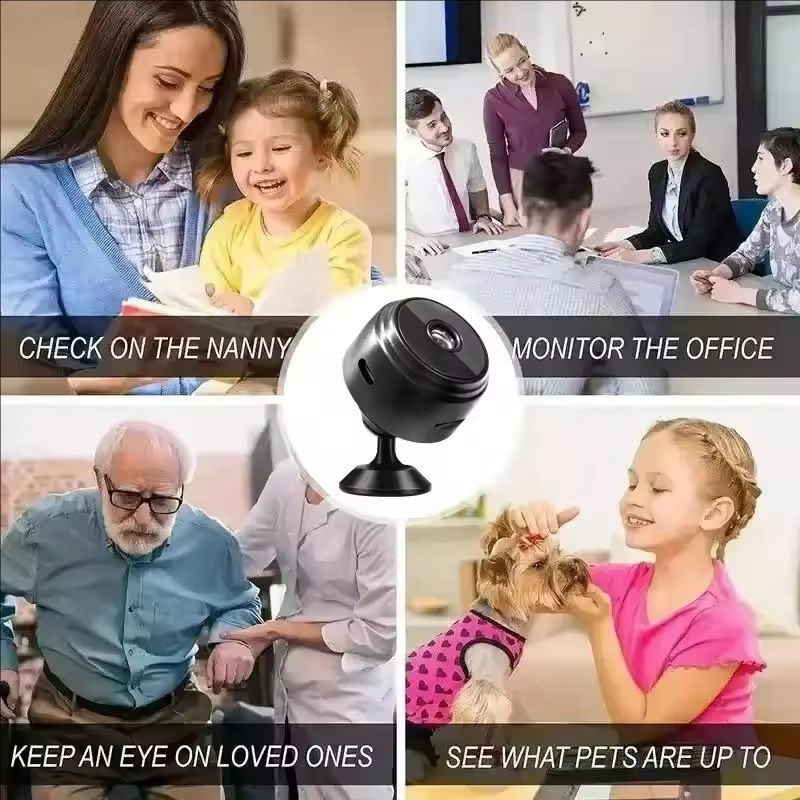 Thumbnail: A9 WiFi Mini Camera Wireless Video Recorder Security Protection Camera Smart Hom
