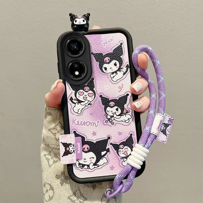 Thumbnail: For infinix Hot 50 50i 40i 30i Note 50 40 30 11 9 10 Play Phone Case 3D Ear Kuro