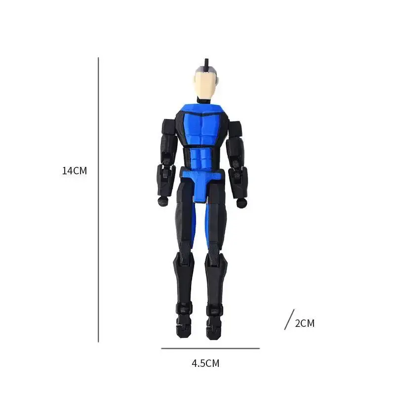 Thumbnail: 3d Printed Blue-Masked Invincible T13 Dummy13 Multi-Jointed Movable 3d