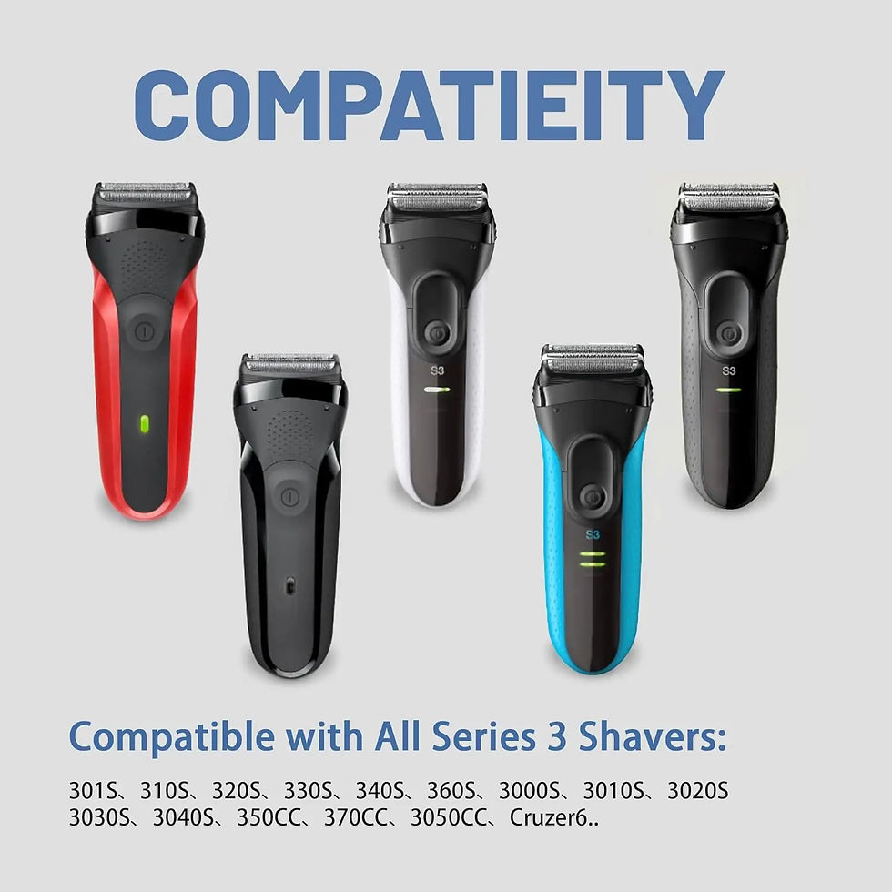 Thumbnail: New 32B Replacement Head Compatible with Braun Series 3 3000s 3010s 3020s 3030s