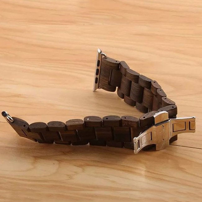 Thumbnail: Handmade Wooden Apple Watch Band
