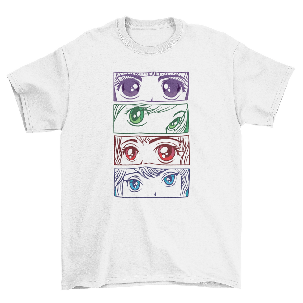 Thumbnail: Anime girl eyes t-shirt