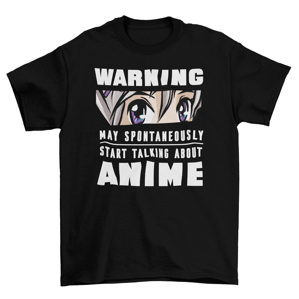 Thumbnail: Anime warning t-shirt