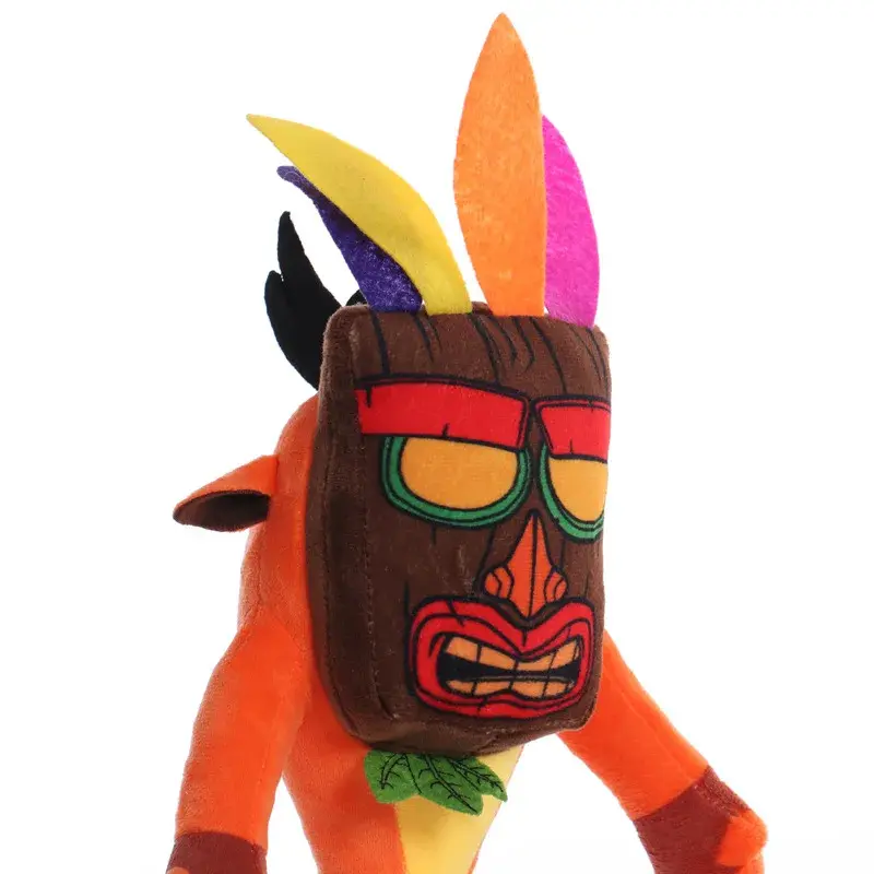 Thumbnail: 26cm New Arrival Anime Crash Bandicoot Plush Toys Cartoon Animal Aku