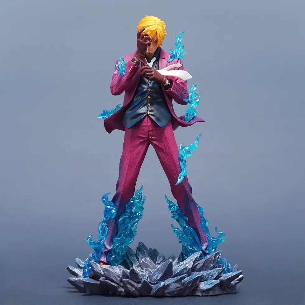 Thumbnail: 25cm/9.84in Anime ONE PIECE Figure Sanji Action Figures Pvc Statue