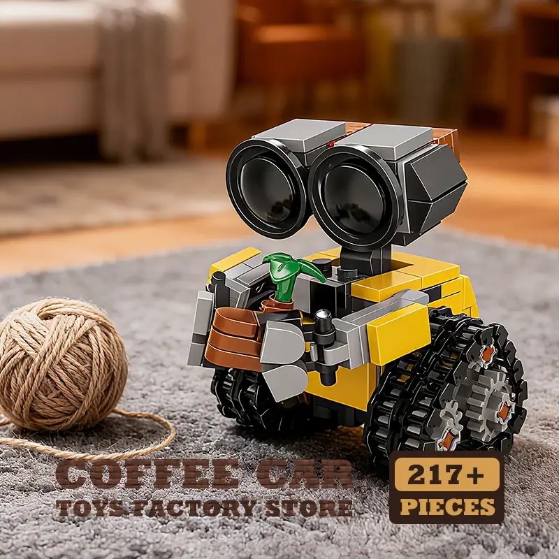 Sci-Fi Movie Robot Wall E MOC Building Blocks Dolls Space Mecha MOC