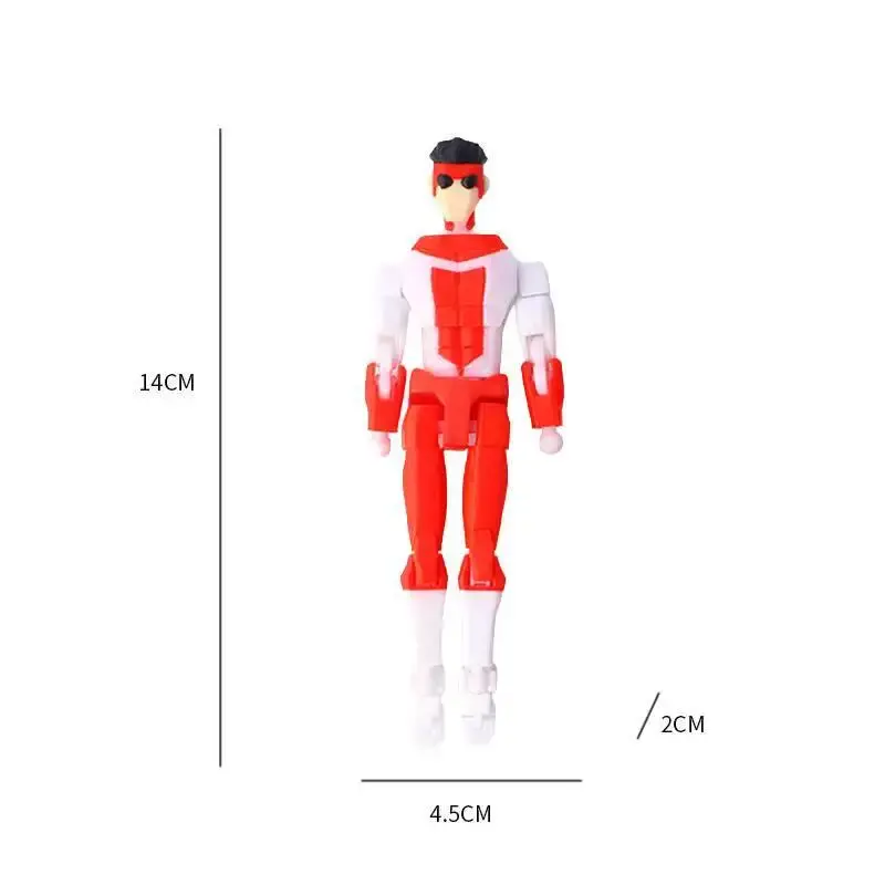 Thumbnail: 3d Printed Blue-Masked Invincible T13 Dummy13 Multi-Jointed Movable 3d