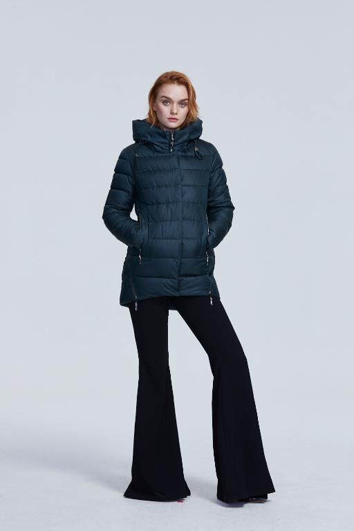 Thumbnail: Women warm hooded winter coat women jacket casual parkas jacket