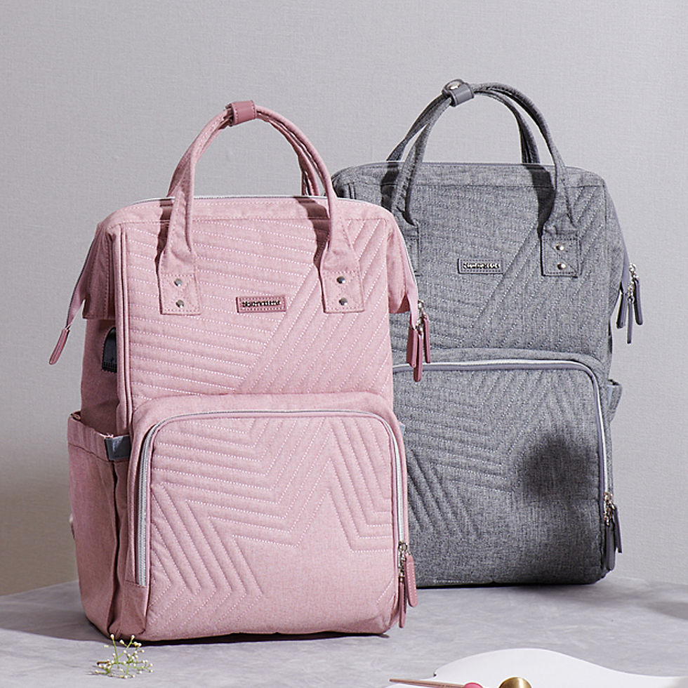 Thumbnail: Quilted Diaper Baby Backpack