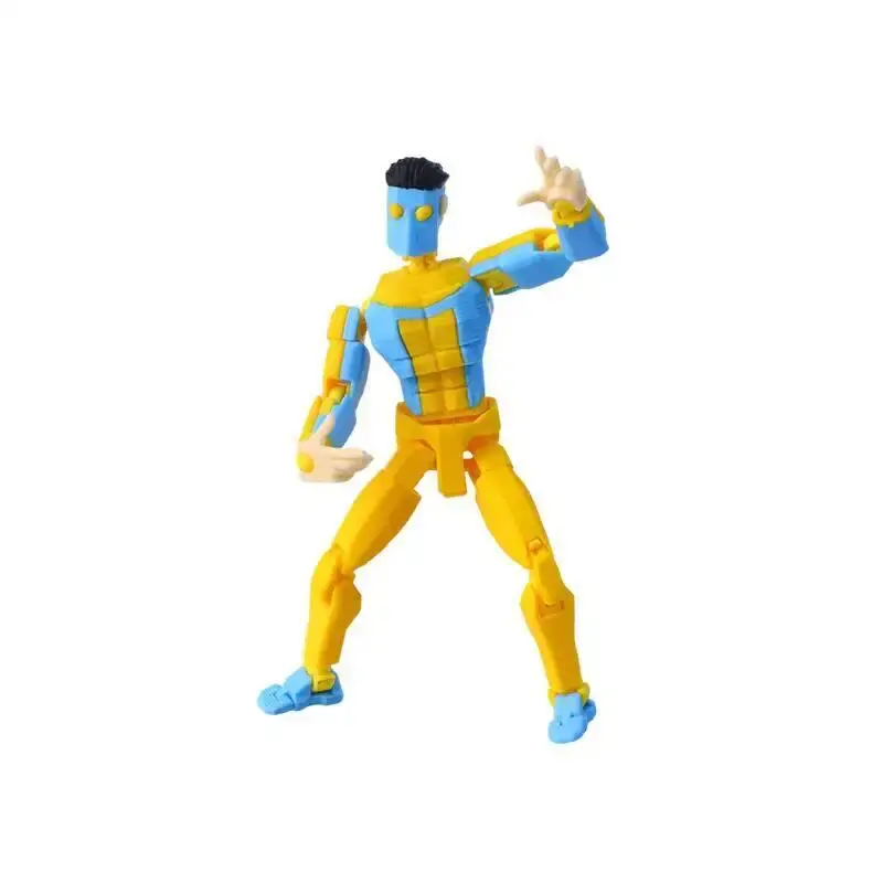 Thumbnail: 3d Printed Blue-Masked Invincible T13 Dummy13 Multi-Jointed Movable 3d