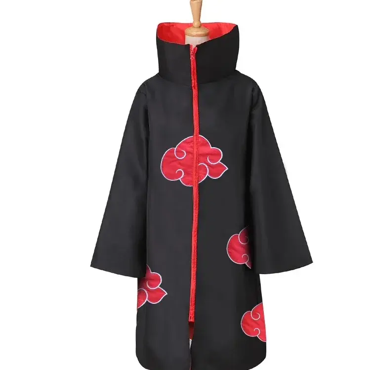 Thumbnail: Anime Hokage Akatsuki Cosplay Ninja Costume Cloaks with Headband Pain
