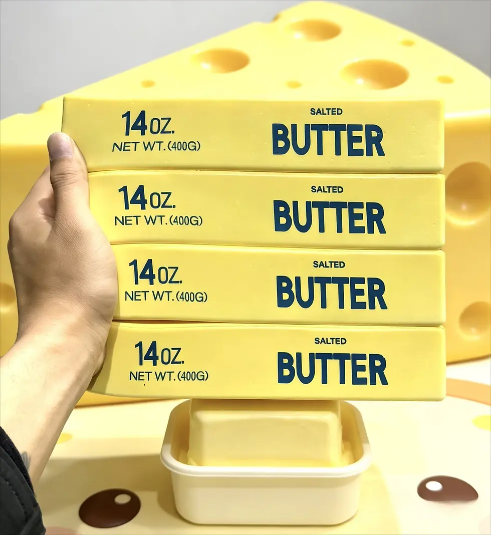 Thumbnail: 23cm Squishy Super Big Butter Stick Slow Rising Fidget Toy Giant