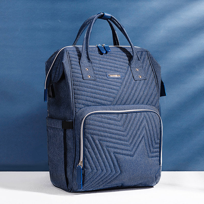 Thumbnail: Quilted Diaper Baby Backpack