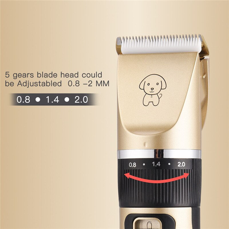 Thumbnail: Professional Pet Dog Hair Trimmer Animal Grooming Clippers Cat Cutter