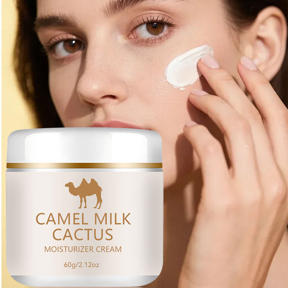 【Camel Milk & Cactus】Moisturizing Cream - 72-hour hydration, brightens skin.