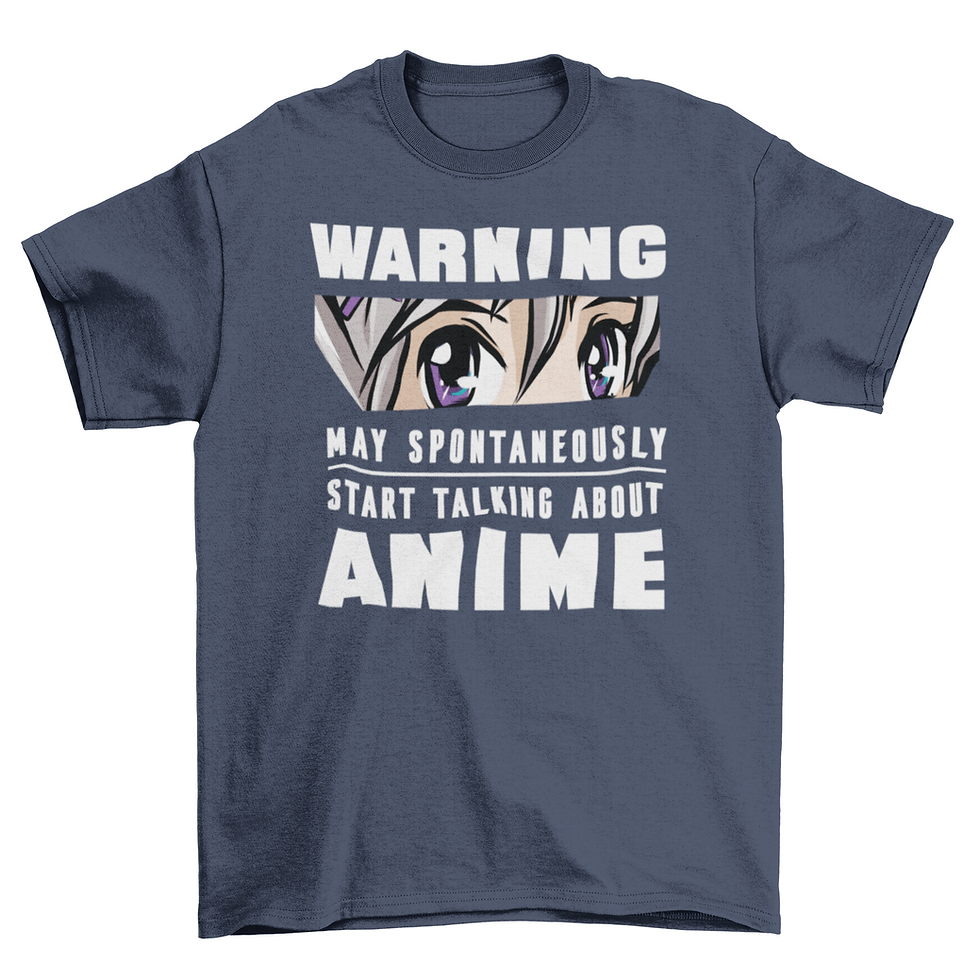 Thumbnail: Anime warning t-shirt