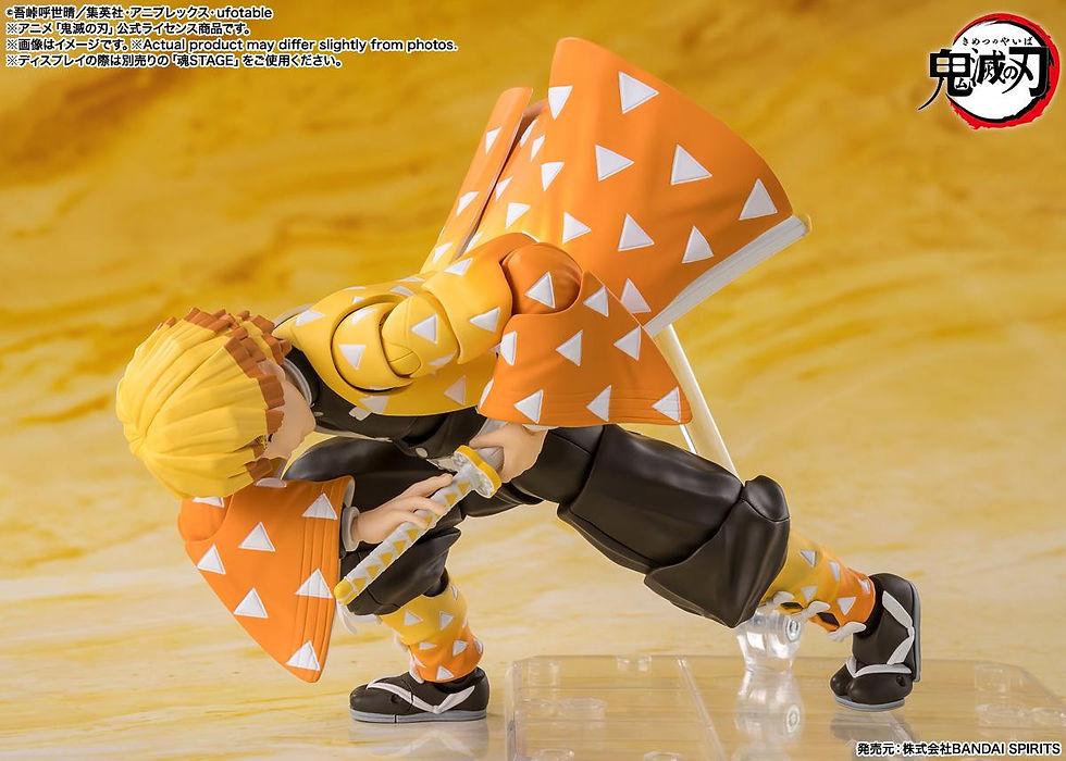 Thumbnail: Original Bandai Sh Figuarts Shf Demon Slayer Kimetsu No Yaiba Zenitsu Agatsuma A