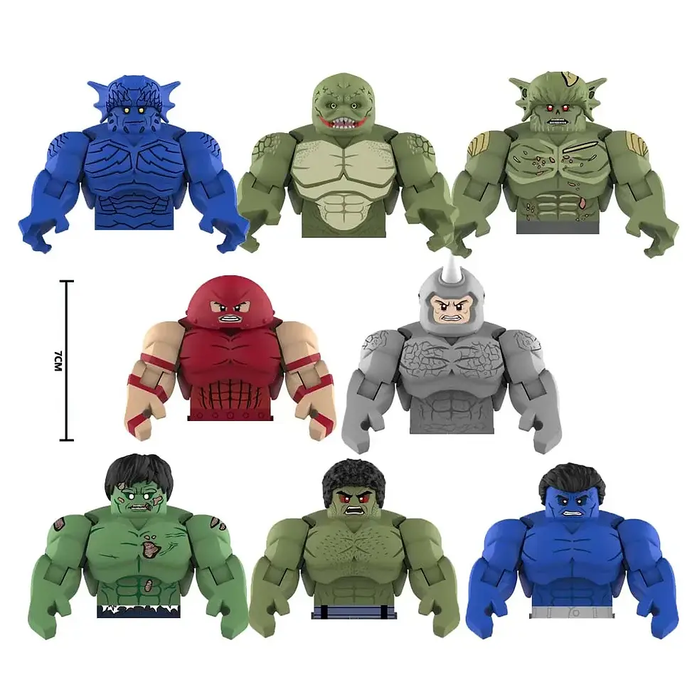 Thumbnail: Movable Model Bricks Beast Lizard Rhino Assemble Colossus Assembly