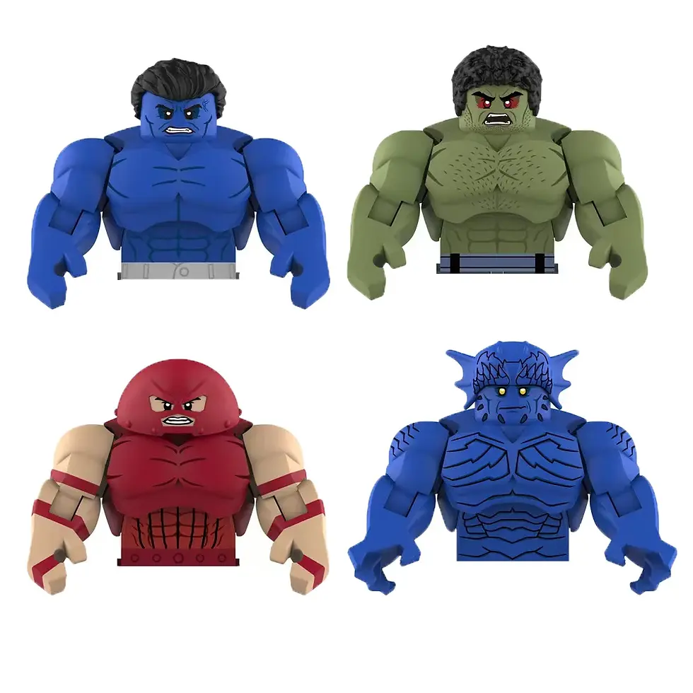 Thumbnail: Movable Model Bricks Beast Lizard Rhino Assemble Colossus Assembly