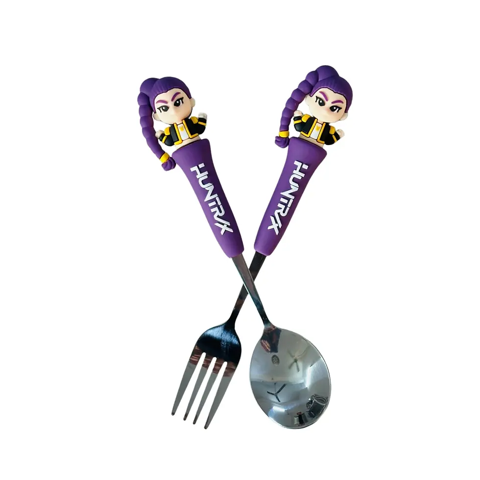 Thumbnail: Anime Hunters Girls Lumi Mila Zoi Spoon Fork 304 Stainless Steel