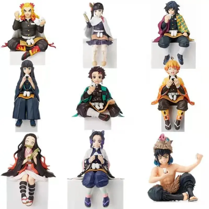 Anime Demon Slayer Action Figures Tanjirou Tomioka GiyuuZenitsu Kochou
