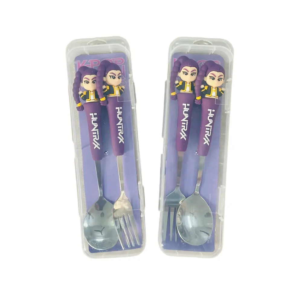 Thumbnail: Anime Hunters Girls Lumi Mila Zoi Spoon Fork 304 Stainless Steel