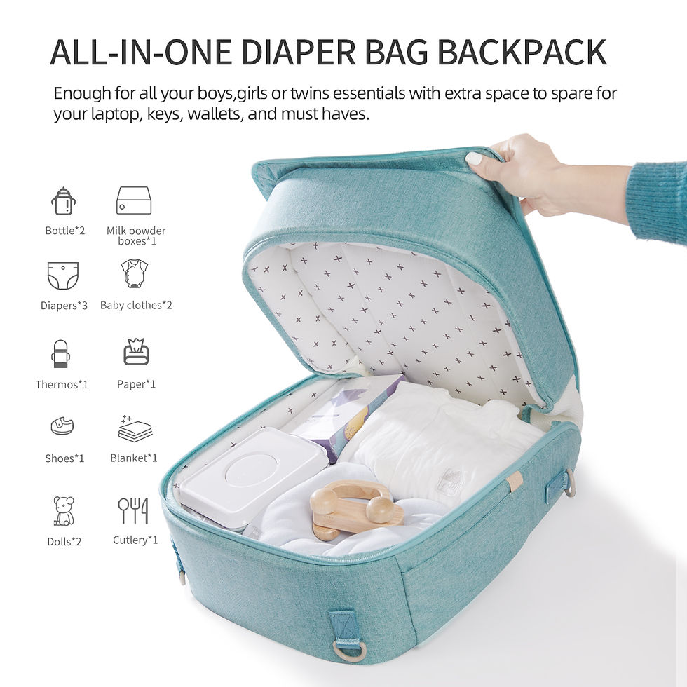 Thumbnail: Portable Diaper Bag Backpack