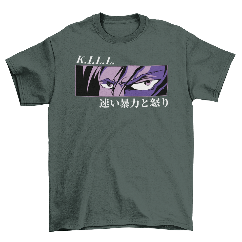 Thumbnail: Anime angry eyes t-shirt