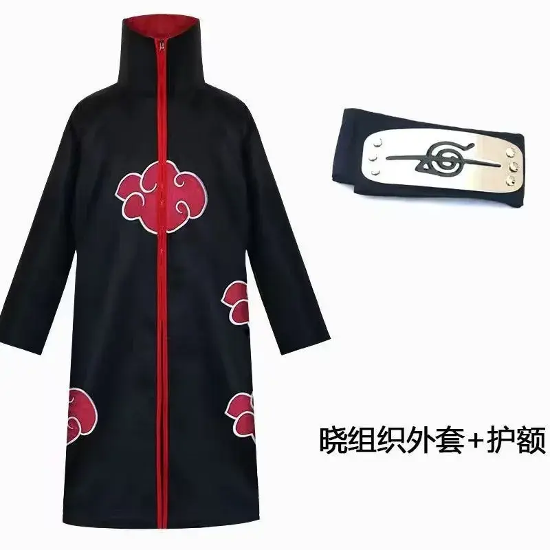 Thumbnail: Anime Hokage Akatsuki Cosplay Ninja Costume Cloaks with Headband Pain
